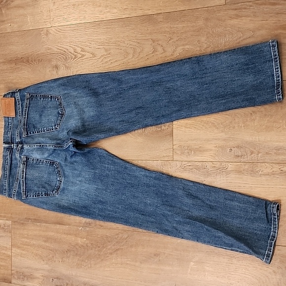 Abercrombie & Fitch Straight Stretch Denim Jeans Medium Wash Men's size 30 x 30 - Picture 6 of 6